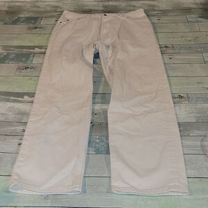 Nautica White Relaxed Fit Jeans sz 34 x 32.5